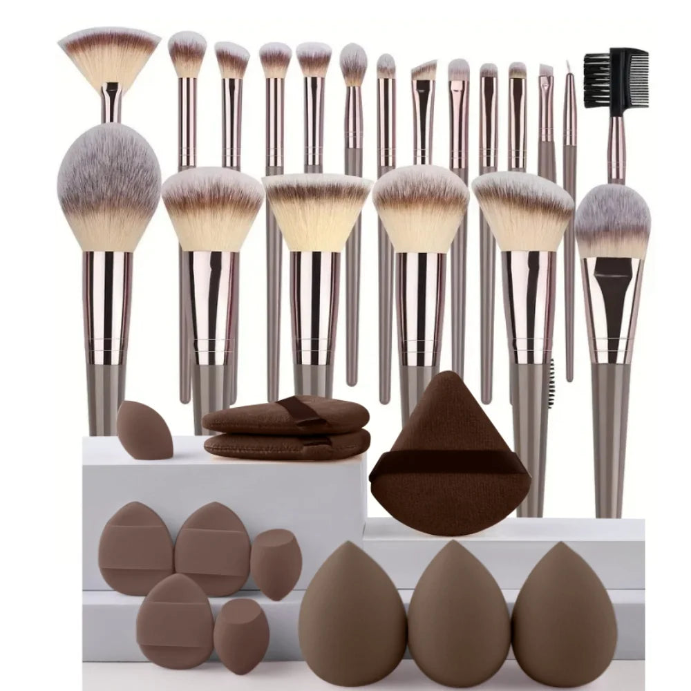 Set de Brochas de Maquillaje Profesionales para un Acabado Impecable