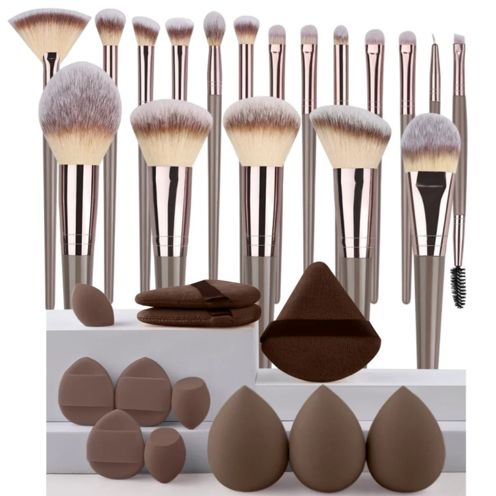 Set de Brochas de Maquillaje Profesionales para un Acabado Impecable