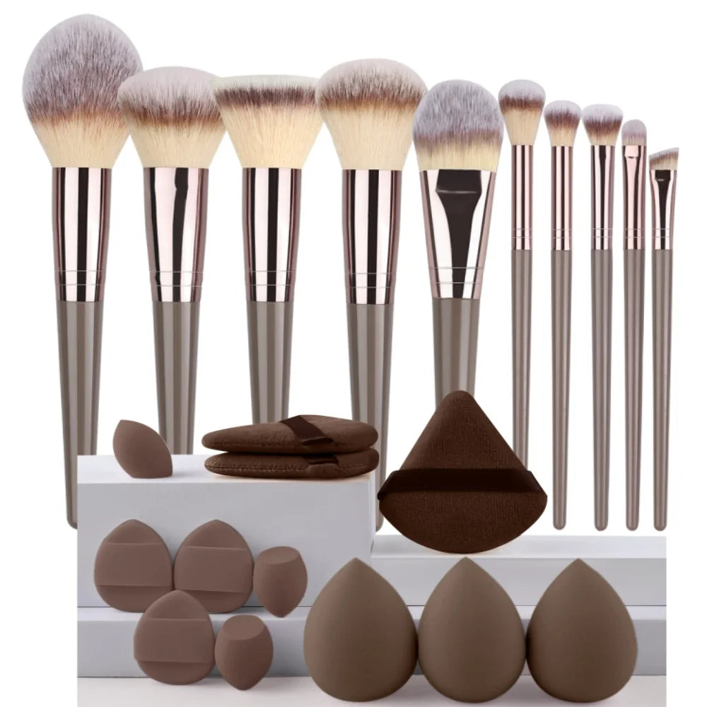 Set de Brochas de Maquillaje Profesionales para un Acabado Impecable