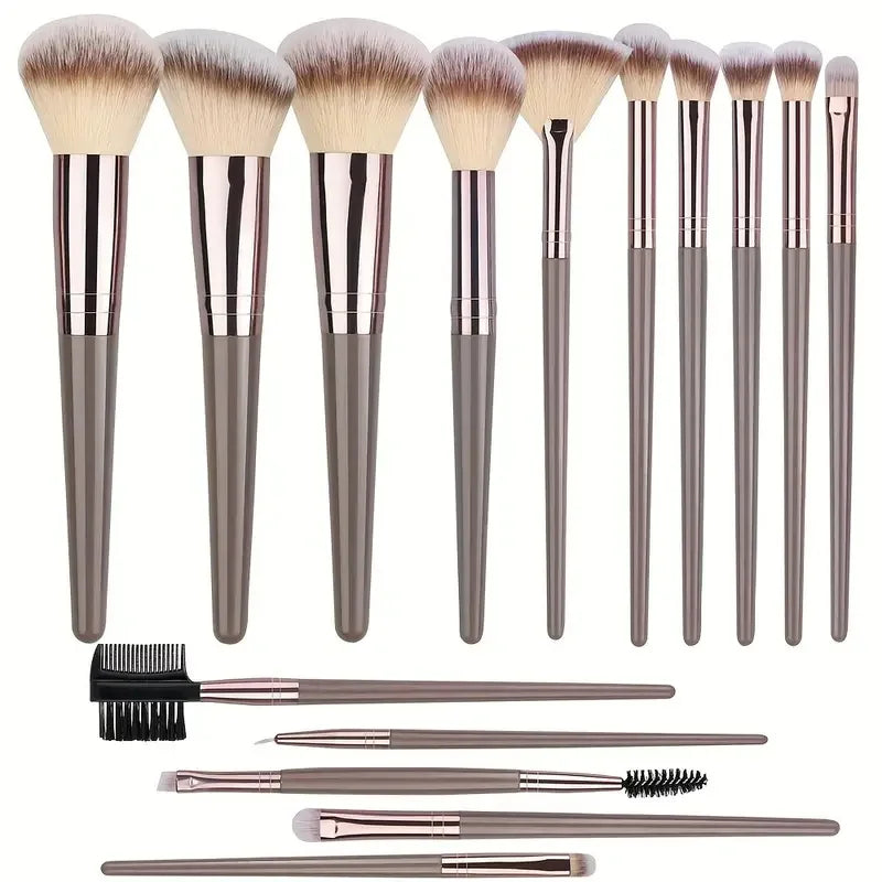 Set de Brochas de Maquillaje Profesionales para un Acabado Impecable