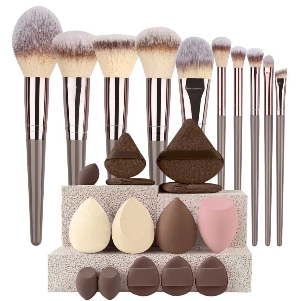 Set de Brochas de Maquillaje Profesionales para un Acabado Impecable