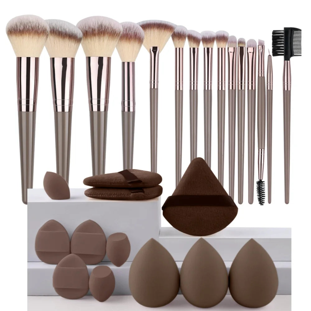 Set de Brochas de Maquillaje Profesionales para un Acabado Impecable