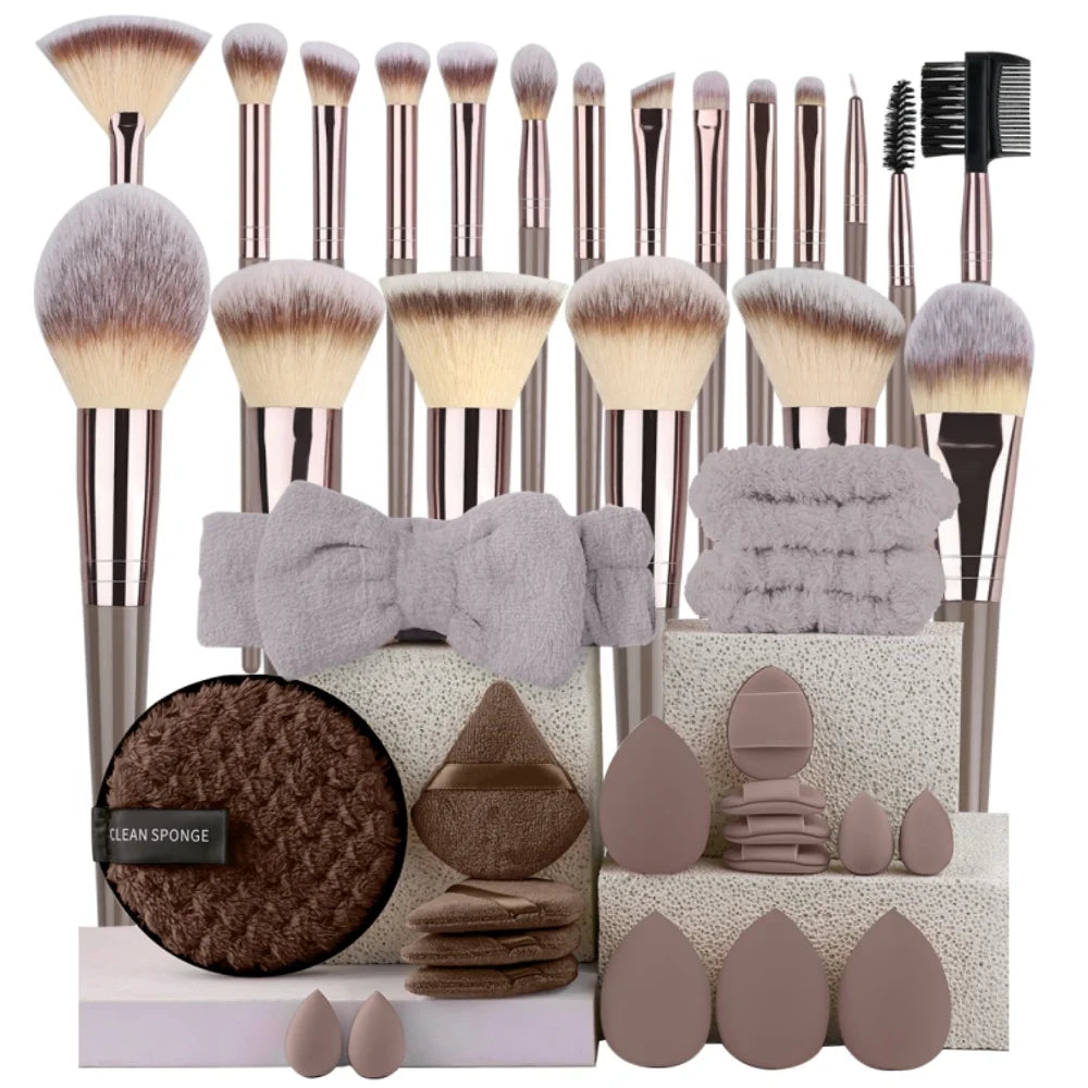 Set de Brochas de Maquillaje Profesionales para un Acabado Impecable