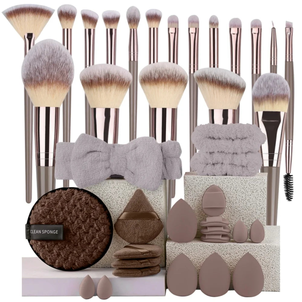 Set de Brochas de Maquillaje Profesionales para un Acabado Impecable