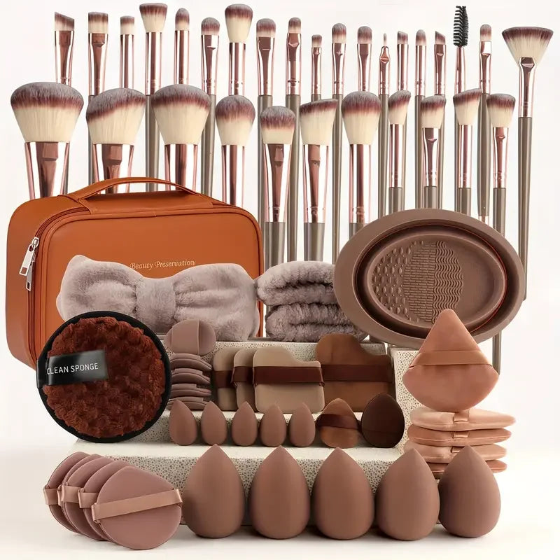 Set de Brochas de Maquillaje Profesionales para un Acabado Impecable