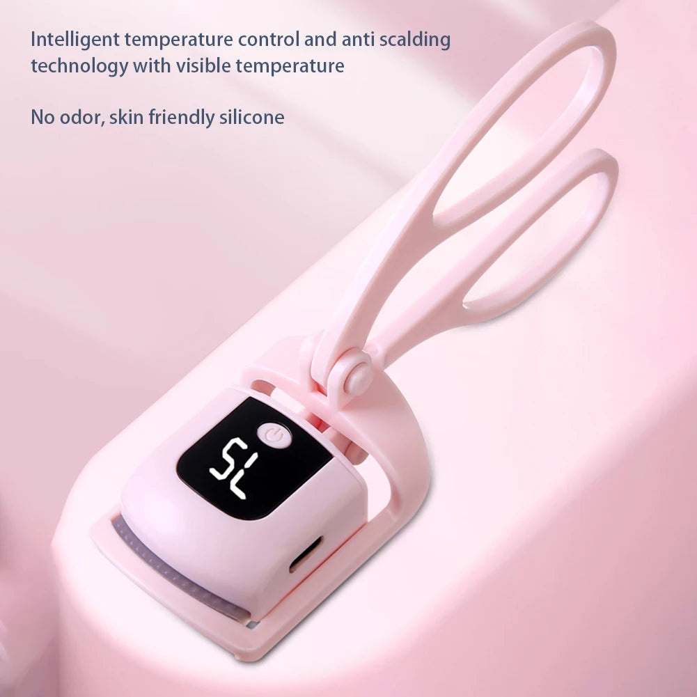 Rizador Eléctrico de Pestañas con Control Inteligente de Temperatura – Curvatura Natural y Efecto de Larga Duración