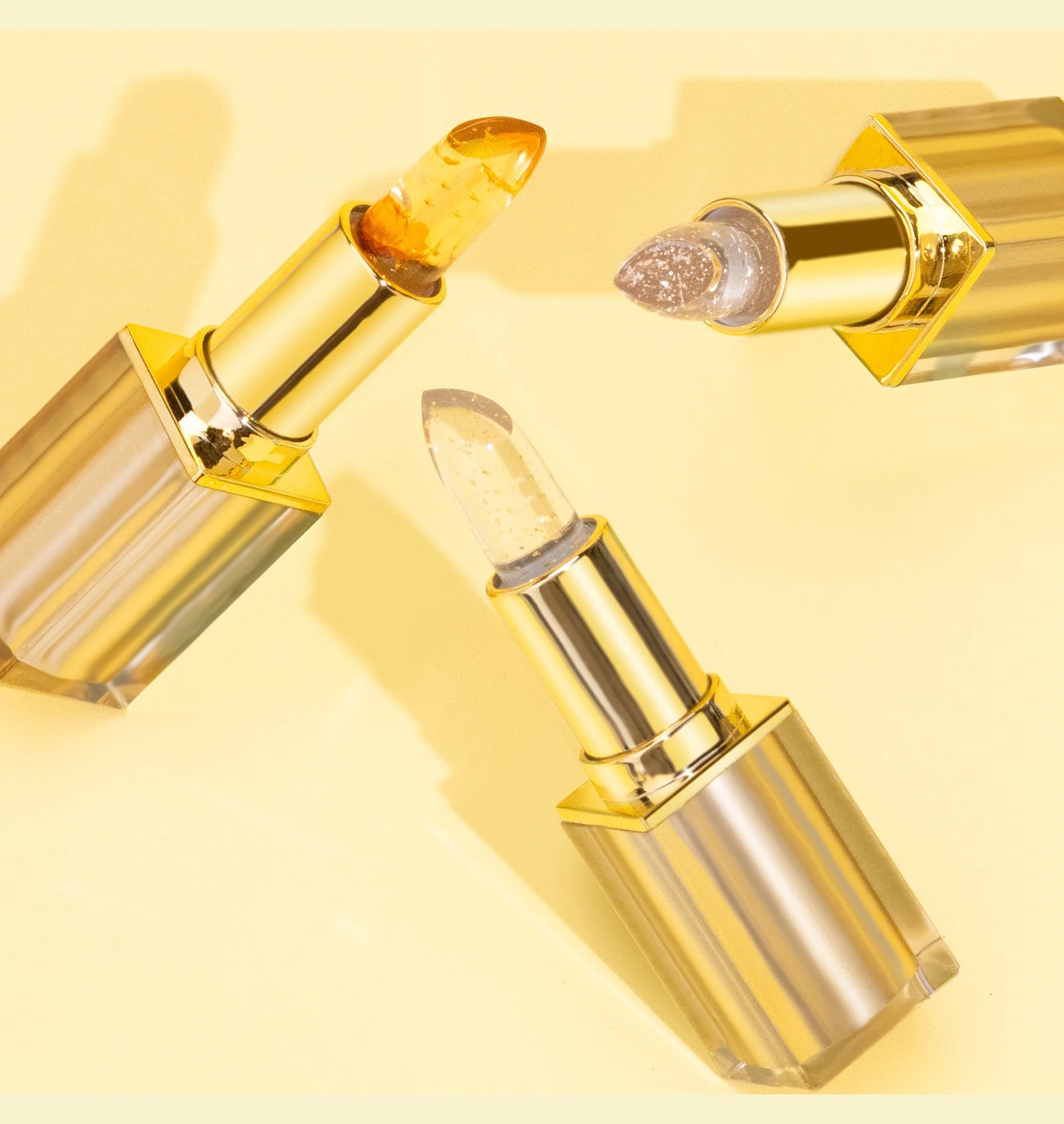 Labial Flor Cristalina de larga duración que Cambia de Color con la Temperatura – Hidratante, Transparente y Resistente al Agua