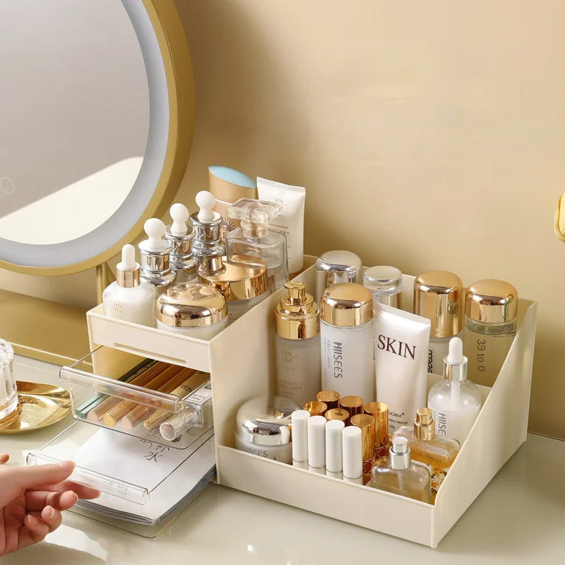 Organizador de Maquillaje con Cajones Transparentes