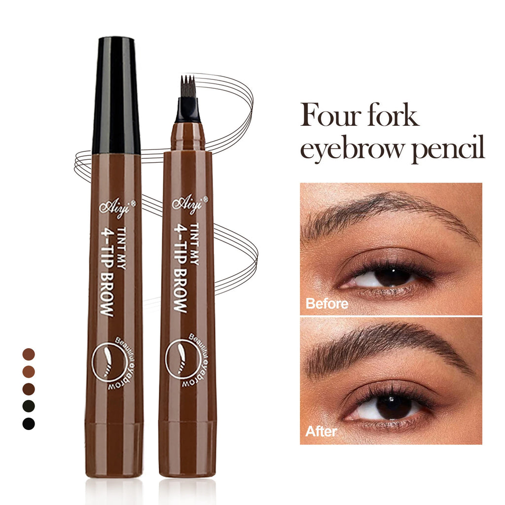 Pluma para Cejas con Punta de 4 Trazos Efecto Microblading