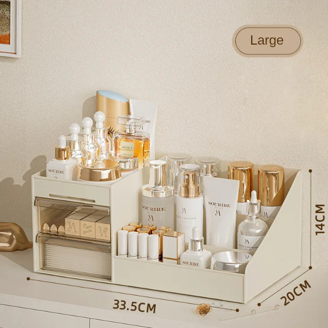 Organizador de Maquillaje con Cajones Transparentes