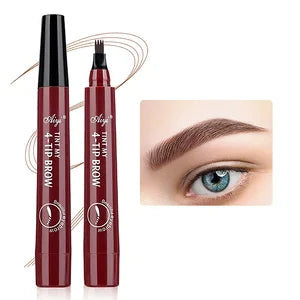 Pluma para Cejas con Punta de 4 Trazos Efecto Microblading