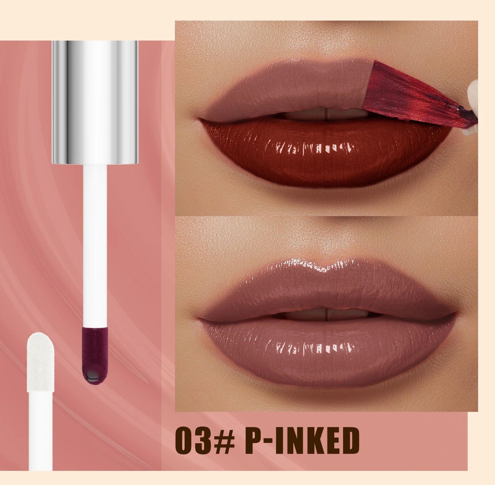 Tinte Semi Permanente para Labios Waterproof Efecto Tattoo – Tinte Mate de Larga Duración