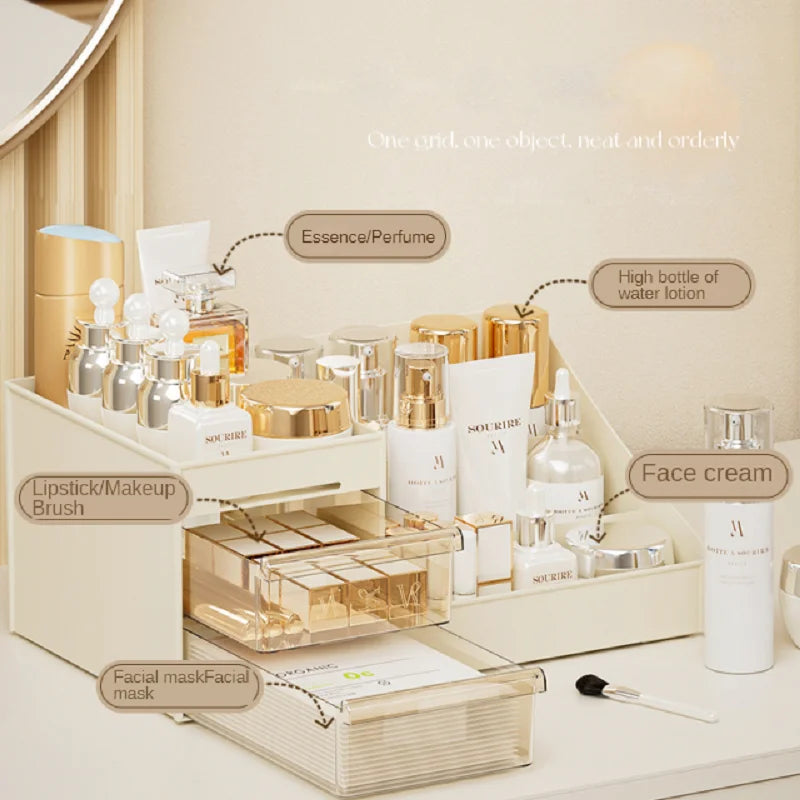 Organizador de Maquillaje con Cajones Transparentes