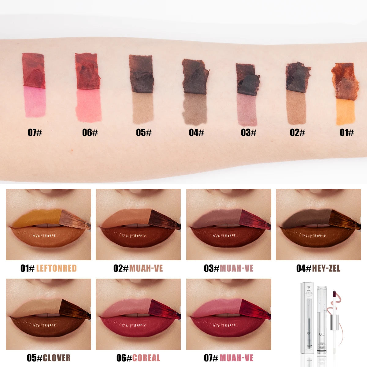 Tinte Semi Permanente para Labios Waterproof Efecto Tattoo – Tinte Mate de Larga Duración